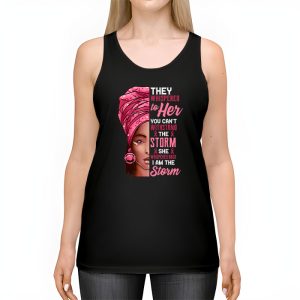 Breast Cancer Awareness Black Women Warrior Pink Ribbon Tank Top 2 1