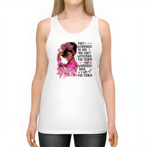 Breast Cancer Awareness Black Women Warrior Pink Ribbon Tank Top 2 2