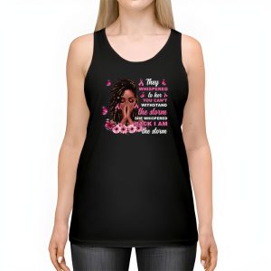 Breast Cancer Awareness Black Women Warrior Pink Ribbon Tank Top 2 3