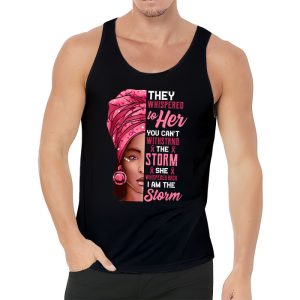 Breast Cancer Awareness Black Women Warrior Pink Ribbon Tank Top 3 1