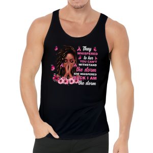 Breast Cancer Awareness Black Women Warrior Pink Ribbon Tank Top 3 3