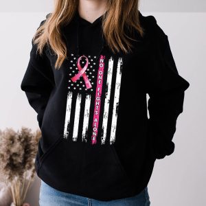 Breast Cancer Awareness Ribbon American Flag Men Hoodie 4