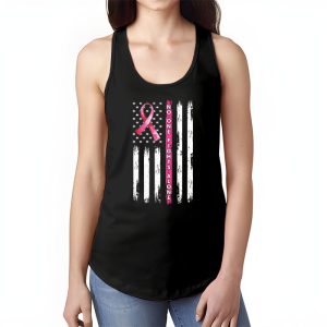 Breast Cancer Awareness Pink Ribbon USA American Flag Men Tank Top 1 3