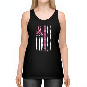 Breast Cancer Awareness Pink Ribbon USA American Flag Men Tank Top 2 3