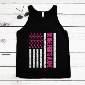 Breast Cancer Awareness Pink Ribbon USA American Flag Men Tank Top 6 1