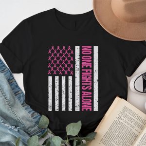 Breast Cancer Awareness Pink Ribbon Usa American Flag Men T Shirt 1 5