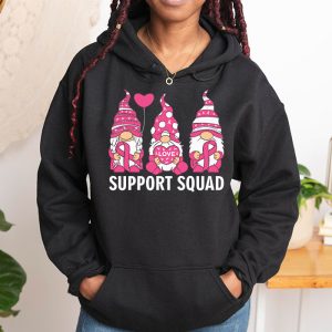 Breast Cancer Awareness Shirt For Women Gnomes Support Squad Hoodie 1 1