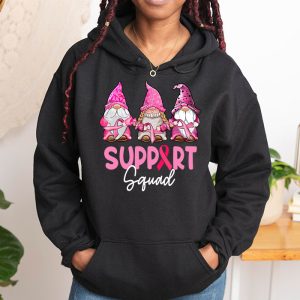 Breast Cancer Awareness Shirt For Women Gnomes Support Squad Hoodie 1