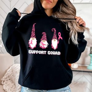 Breast Cancer Awareness Shirt For Women Gnomes Support Squad Hoodie 2 2