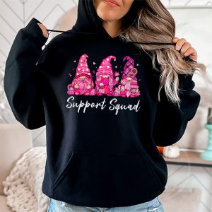 Breast Cancer Awareness Shirt For Women Gnomes Support Squad Hoodie 2 3