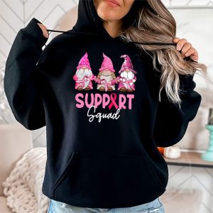 Breast Cancer Awareness Shirt For Women Gnomes Support Squad Hoodie 2 4