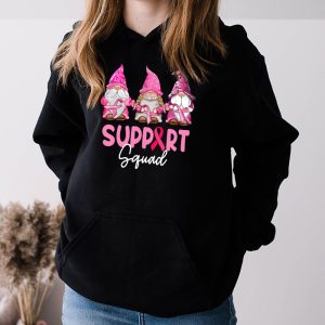 Breast Cancer Awareness Shirt For Women Gnomes Support Squad Hoodie 3 4