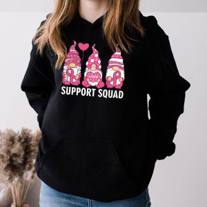 Breast Cancer Awareness Shirt For Women Gnomes Support Squad Hoodie 3 5