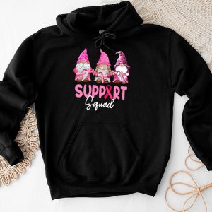 Breast Cancer Awareness Shirt For Women Gnomes Support Squad Hoodie 4