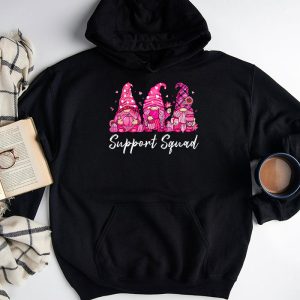 Breast Cancer Awareness Shirt For Women Gnomes Support Squad Hoodie 6 3