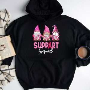 Breast Cancer Awareness Shirt For Women Gnomes Support Squad Hoodie 6