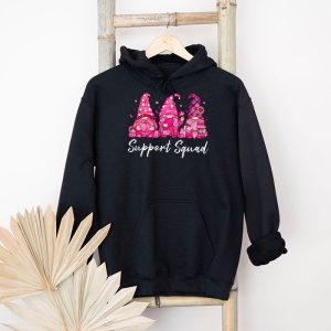 Breast Cancer Awareness Shirt For Women Gnomes Support Squad Hoodie 7 3