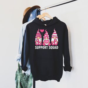 Breast Cancer Awareness Shirt For Women Gnomes Support Squad Hoodie 8 1