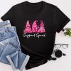 Breast Cancer Awareness Shirt For Women Gnomes Support Squad T-Shirt