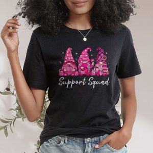 Breast Cancer Awareness Shirt For Women Gnomes Support Squad T Shirt 2 6
