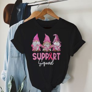 Breast Cancer Awareness Shirt For Women Gnomes Support Squad T Shirt 3