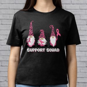 Breast Cancer Awareness Shirt For Women Gnomes Support Squad T Shirt 3 5