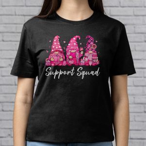 Breast Cancer Awareness Shirt For Women Gnomes Support Squad T Shirt 3 6