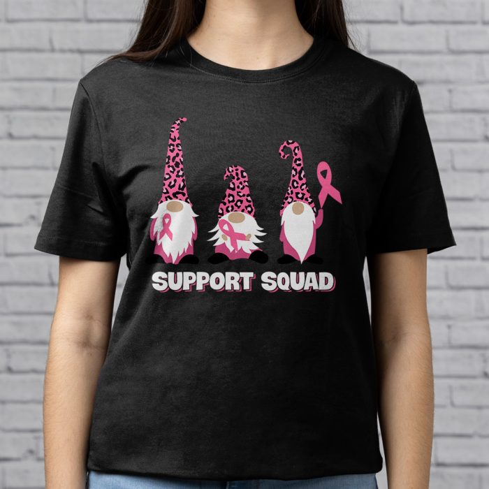 Breast Cancer Awareness Shirt For Women Gnomes Support Squad T Shirt 6 2