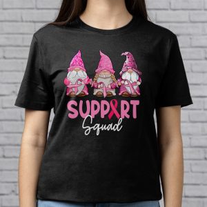 Breast Cancer Awareness Shirt For Women Gnomes Support Squad T Shirt 6
