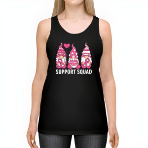 Breast Cancer Awareness Shirt For Women Gnomes Support Squad Tank Top 2 1