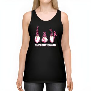 Breast Cancer Awareness Shirt For Women Gnomes Support Squad Tank Top 2 2