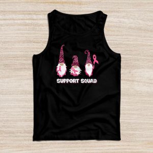 Breast Cancer Awareness Ideas Gnomes Support Squad Tank Top 3