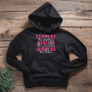 Breast Cancer Support Admire Honor Breast Cancer Awareness Hoodie 5