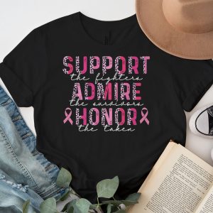 Breast Cancer Support Admire Honor Breast Cancer Awareness T Shirt 4 2