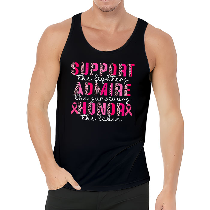 Breast Cancer Support Admire Honor Breast Cancer Awareness Tank Top 3