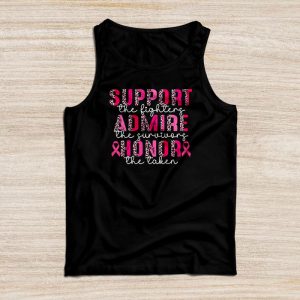 Breast Cancer Shirt Designs Support Admire Honor Pink Ribbon Tank Top 1