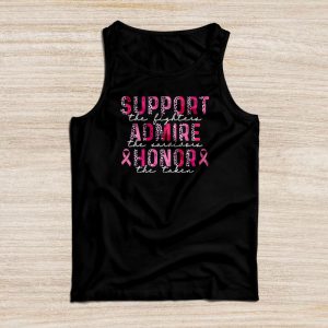 Breast Cancer Shirt Designs Support Admire Honor Pink Ribbon Tank Top 3