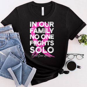 Breast Cancer Support Family Women Breast Cancer Awareness T-Shirt 1