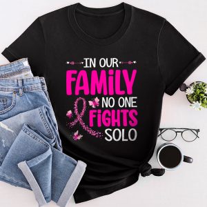 Breast Cancer Support Family Women Breast Cancer Awareness T-Shirt