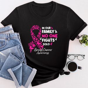 Breast Cancer Support Family Women Breast Cancer Awareness T-Shirt