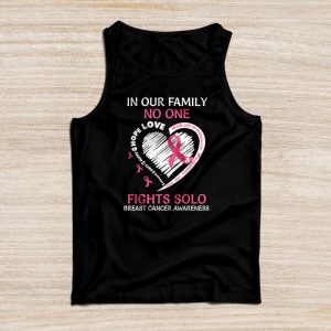 Breast Cancer Support Family Women Breast Cancer Awareness Tank Top