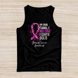 Breast Cancer Support Family No One Fights Solo Special Gift Tank Top 2