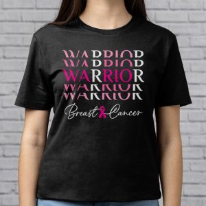 Breast Cancer Warrior Breast Cancer Awareness Pink Ribbon T Shirt 3 4