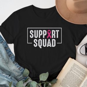 Breast Cancer Warrior Support Squad Breast Cancer Awareness T Shirt 1