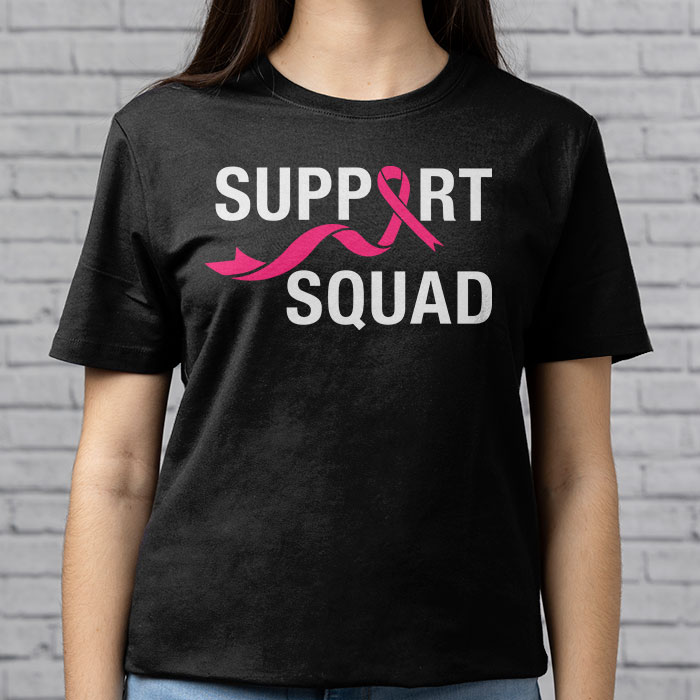 Breast Cancer Warrior Support Squad Breast Cancer Awareness T Shirt 3 1