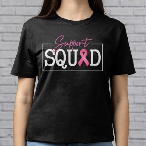 Breast Cancer Warrior Support Squad Breast Cancer Awareness T Shirt 3 4