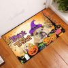 Bulldog Halloween Doormat Welcome Mat