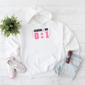 Cancer 0 Me 1 Shirt Breast Cancer Awareness Survivor Gift Hoodie 1 6