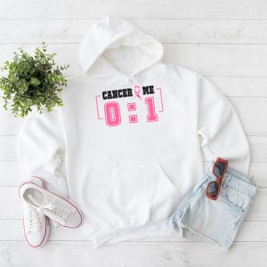 Cancer 0 Me 1 Shirt Breast Cancer Awareness Survivor Gift Hoodie 2 2