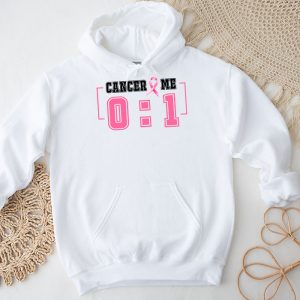 Cancer 0 Me 1 Shirt Breast Cancer Awareness Survivor Gift Hoodie 3 2